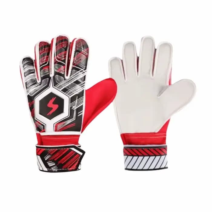 1 paire de gants de gardien de but de football avec protection des doigts, gants de gardien de but antidérapants et respirants