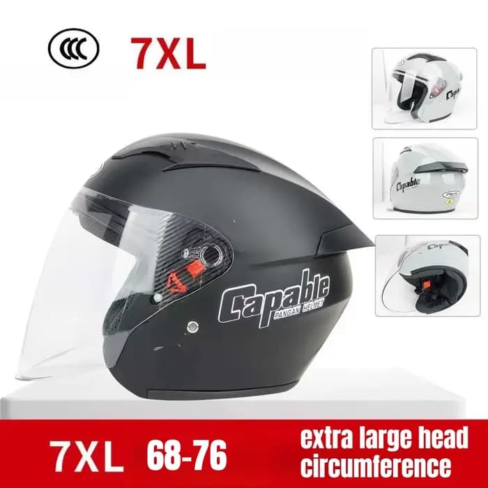 Casque de moto unisexe grande taille 5XL 6XL 7XL