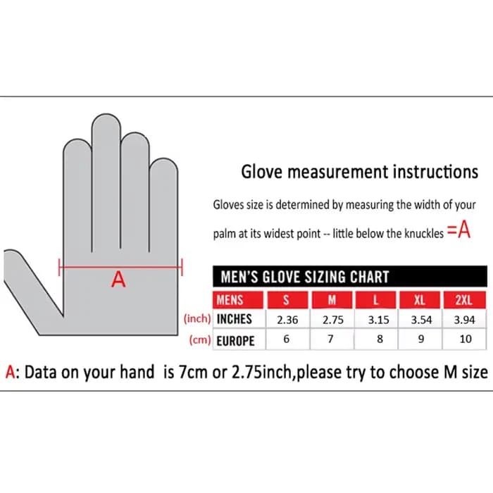 Gants de moto tactiles en cuir marron pour hommes