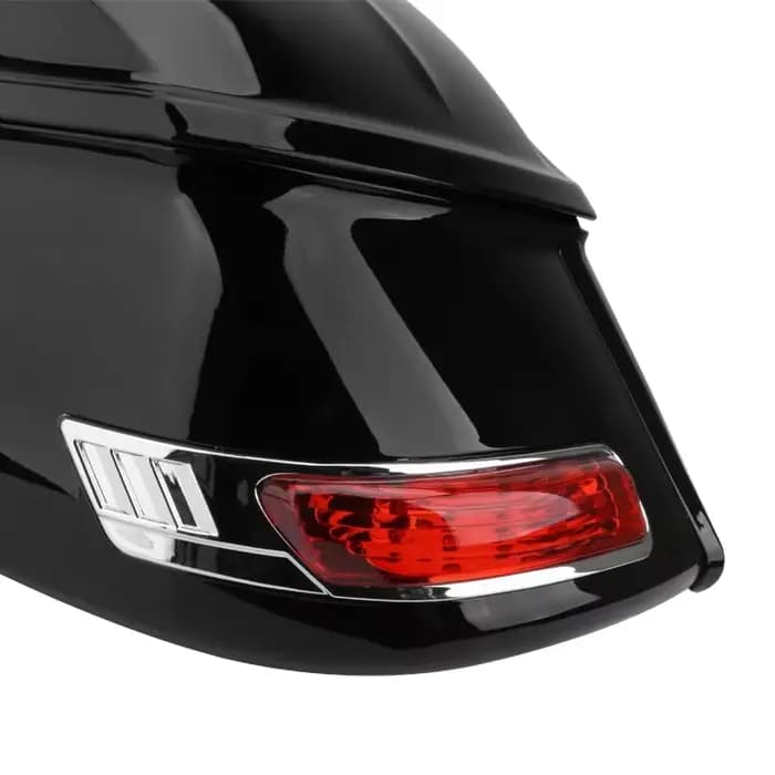 Accessoires de moto étuis latéraux 2 pièces boîte latérale queue bagages sacoche Cargo noir universel pour Harley pour Suzuki pour Honda