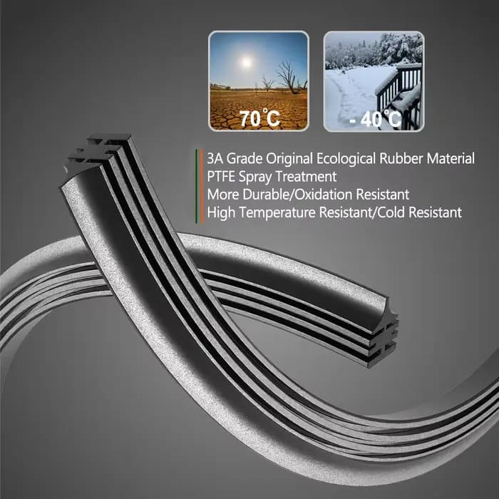 Jeu de balais d'essuie-glace avant et arrière silencieux, noir, pour Renault Austral 	 HHN 2022-2025 Accessoires d'essuie-glace de pare-brise automatique