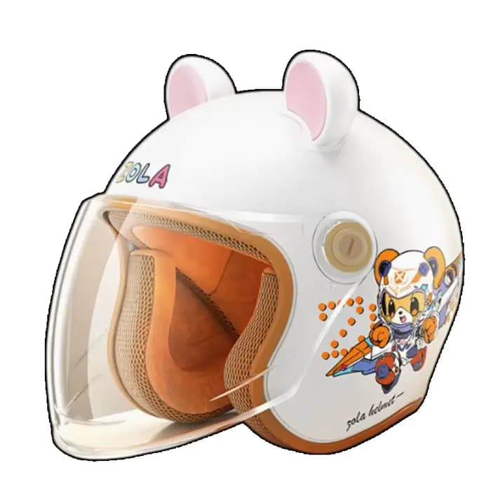 Casque de moto enfants sécurité haute densité dessin animé mignon beau patinage enfant
