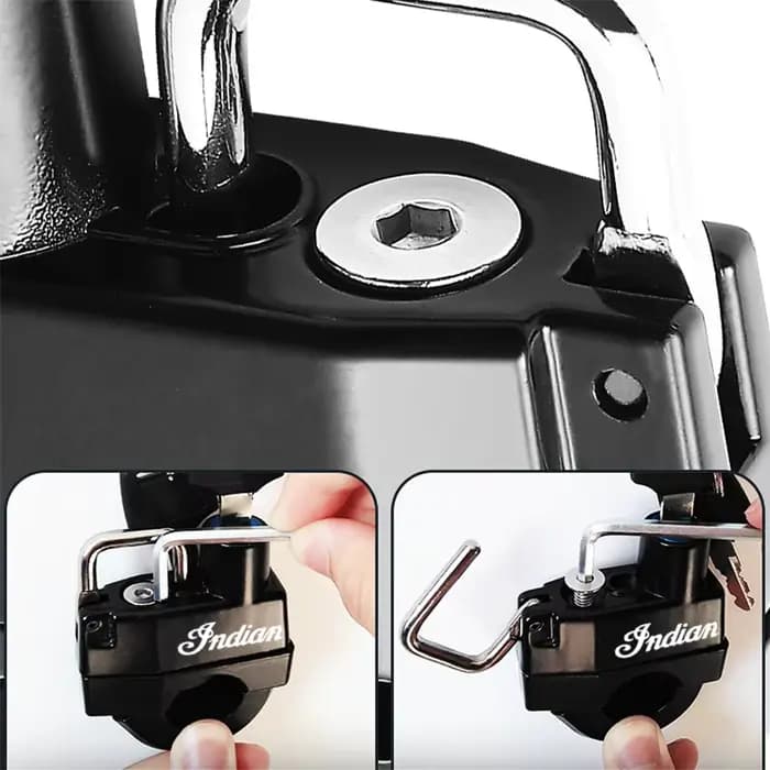 Serrure de casque de moto antivol