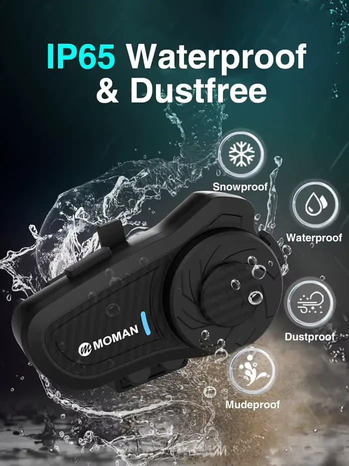 Intercom pour casque de moto Moman