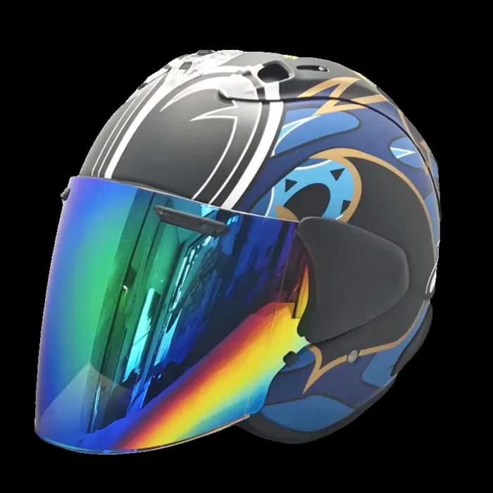 Casque de moto demi-coque VZ RAM Kirin Big Eyes de haute qualité pour homme et femme