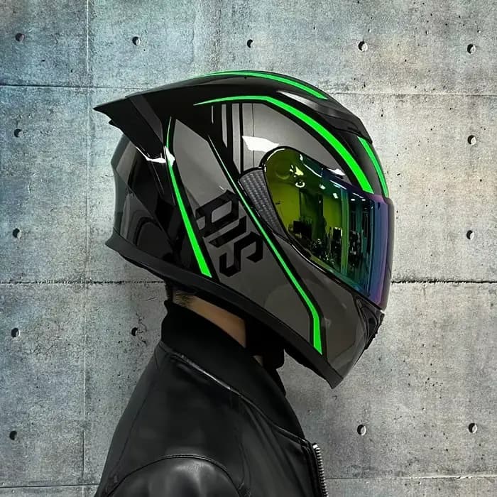 Casque de moto intégral AIS