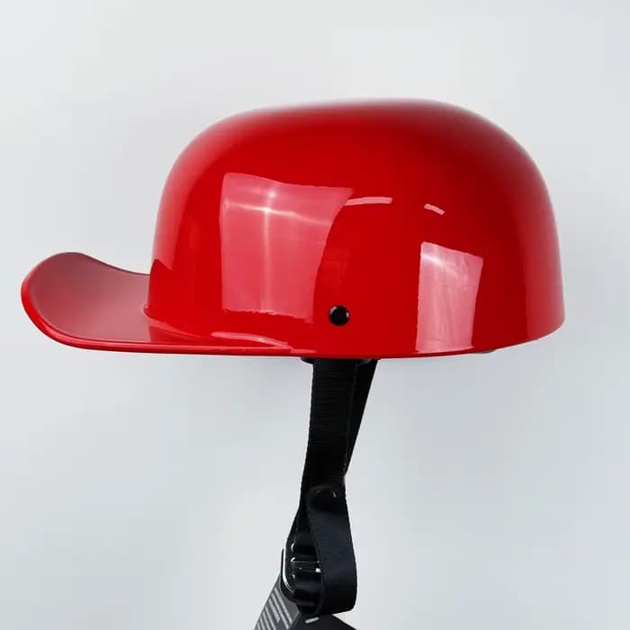 Casque de moto demi-coque rétro type bonnet