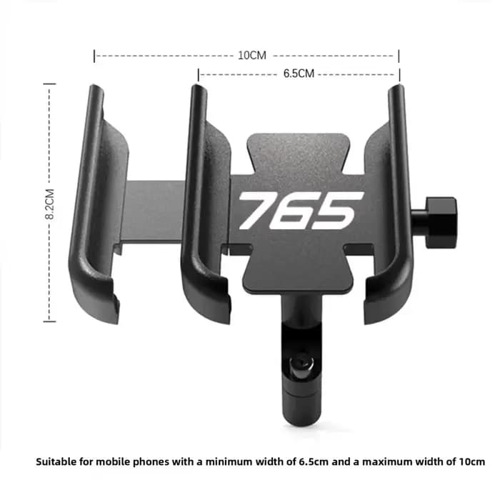 Support de navigation GPS en alliage absorbant les chocs pour téléphone de moto