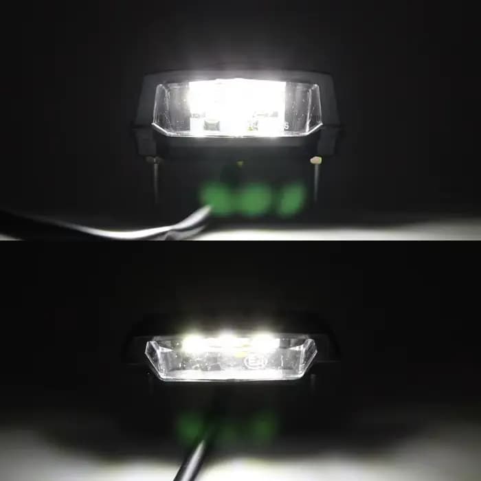 Lumière de plaque d'immatriculation de moto