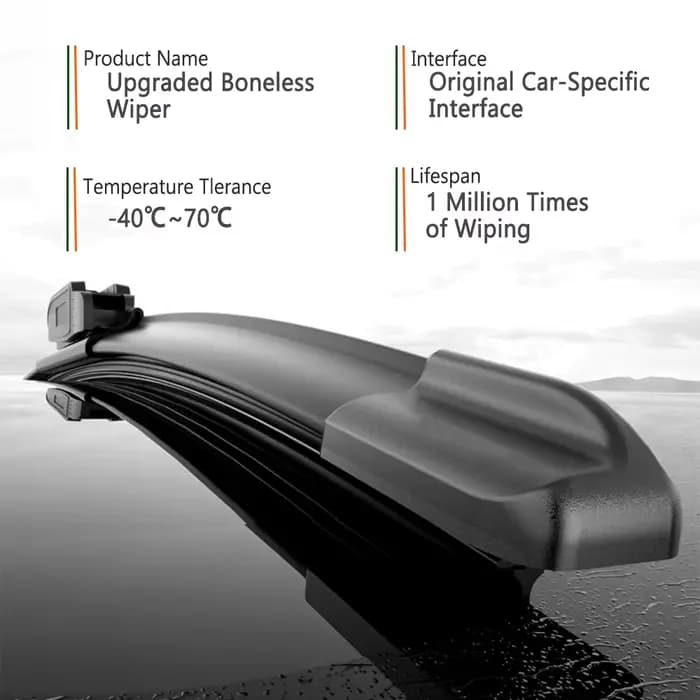Jeu de balais d'essuie-glace avant et arrière silencieux, noir, pour Renault Austral 	 HHN 2022-2025 Accessoires d'essuie-glace de pare-brise automatique