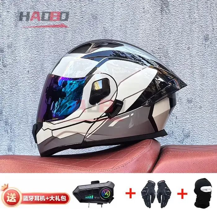 Casque de moto Orz-103 avec Bluetooth