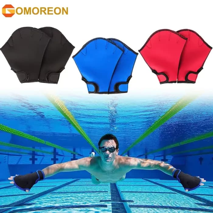 1 paire de gants aquatiques palmés, gants de natation, Fitness, aérobic aquatique et résistance à la natation, gants d'entraînement pour hommes, femmes et enfants