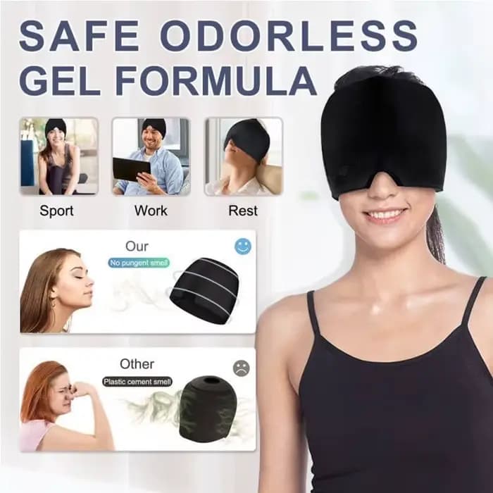 Casquette de soulagement de la Migraine pour hommes et femmes