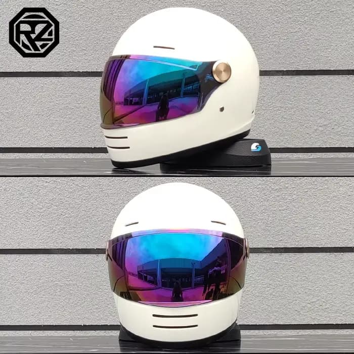 Casque intégral de Moto rétro approuvé DOT
