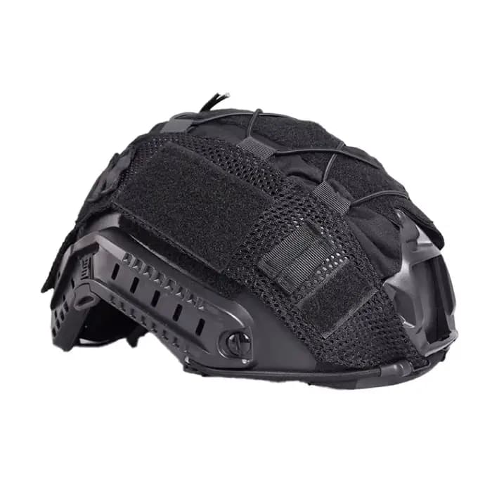 Housse de casque tactique en tissu camouflage
