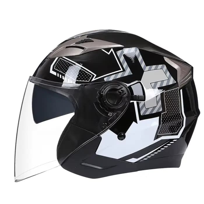 Casque moto 3/4 ouvert homologué ECE Dot
