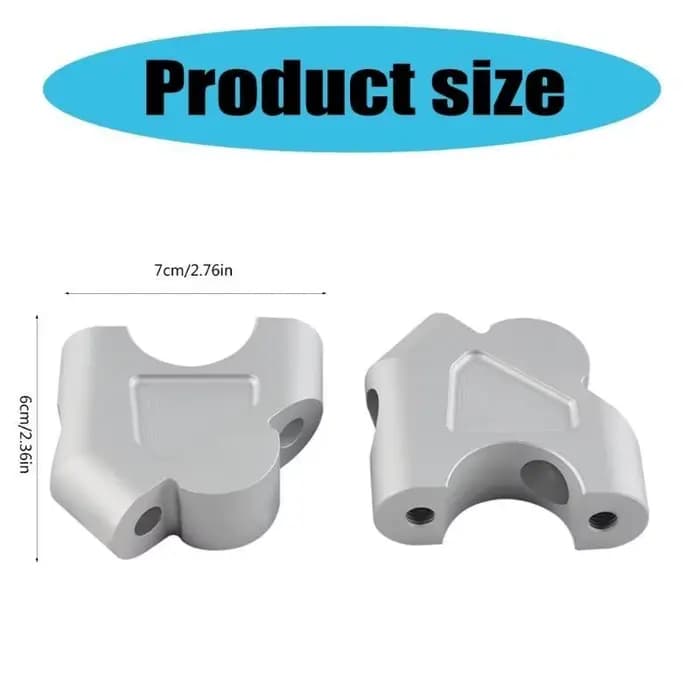 02de Motorcycle ergonomique Rise moteur Handle Motorbike