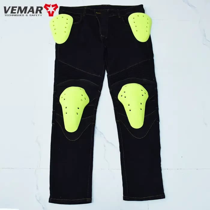 Pantalon de moto certifié CE avec protections intégrées pour genoux et hanches, épaissi, pour motards et pilotes de course