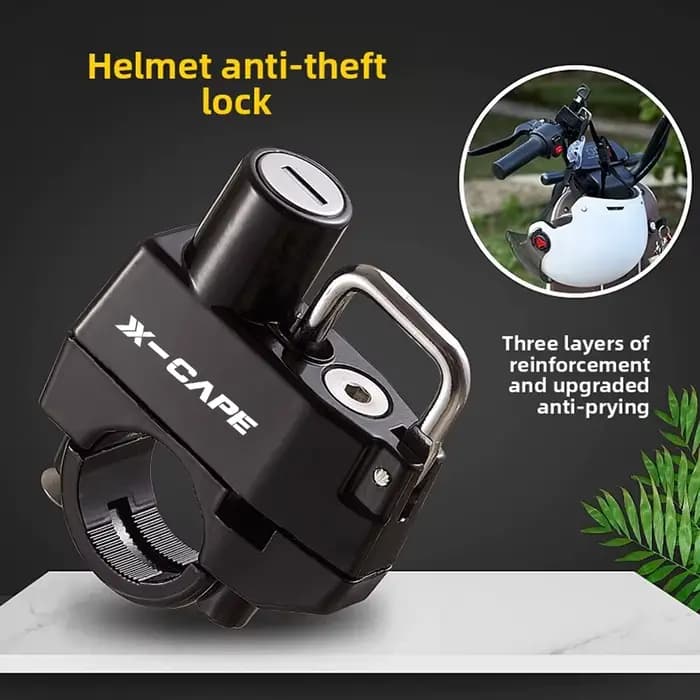 Verrou de casque de moto