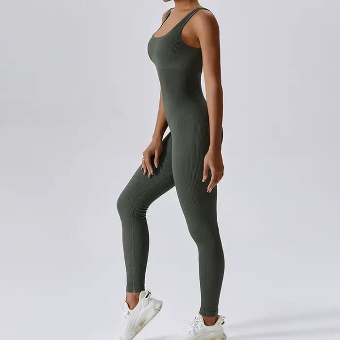 Survêtement de Yoga une pièce pour femmes, combinaison de sport sans couture, Push-Up, Fitness, entraînement