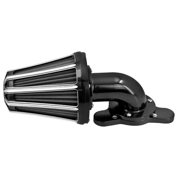 Nettoyeur d'admission de filtre à air noir pour moto