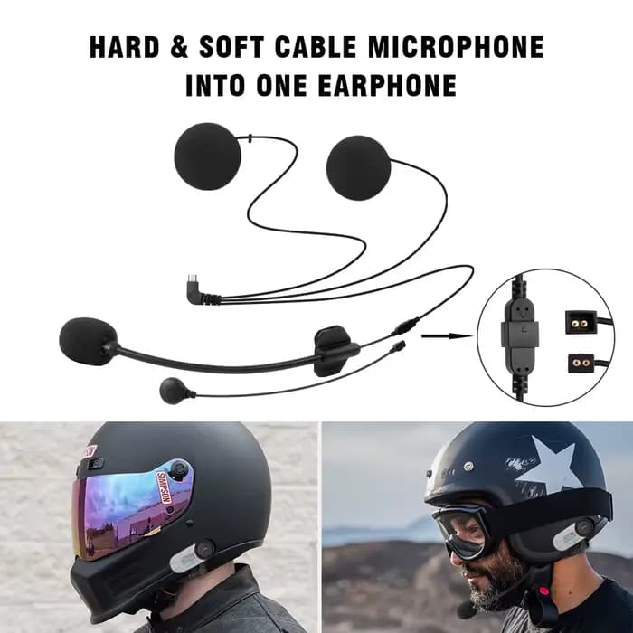 T Com SC Bluetooth casque de moto Interphone
