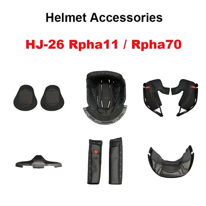 Cascos Moto HJC HJ-26 Base de casque menton maille Protection du nez RPHA70 RPHA11