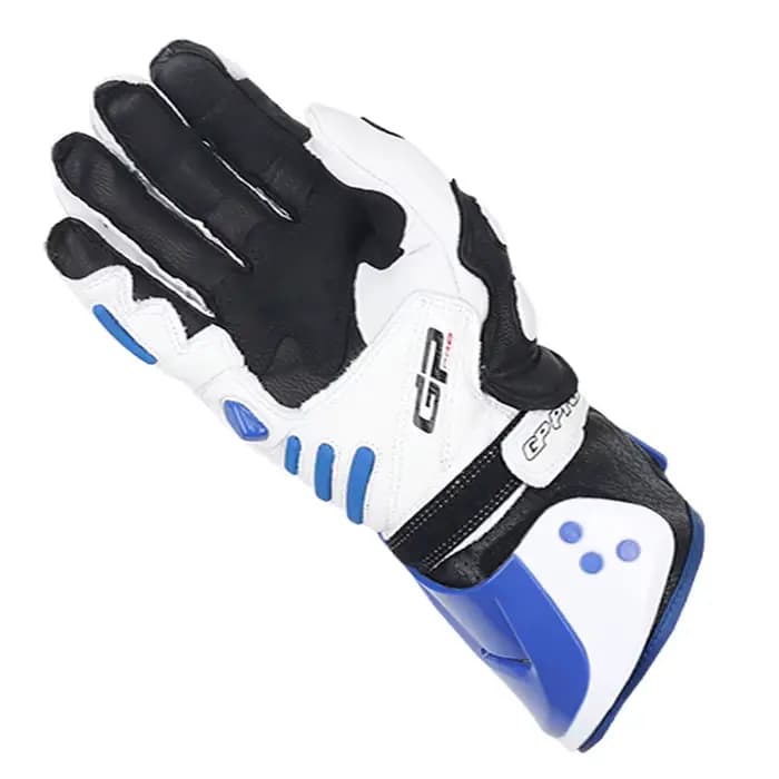 Gants de moto en cuir véritable Two-X Gp Pro pour homme