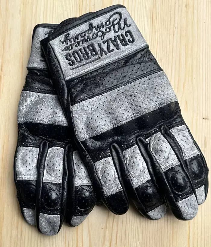 Uglybros gants de Moto en cuir véritable de chèvre unisexe printemps automne gant d'équitation de Motocross rétro