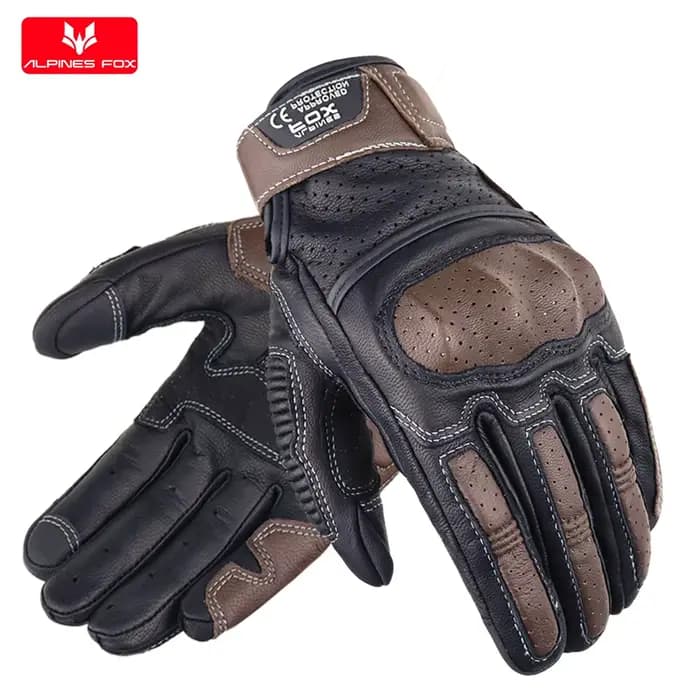Gants de moto vintage pour hommes