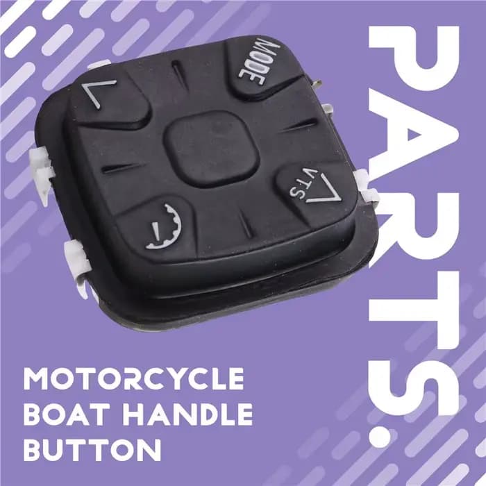 【RECOMENDAR】 Bouton de commande en caoutchouc pour moto et bateau