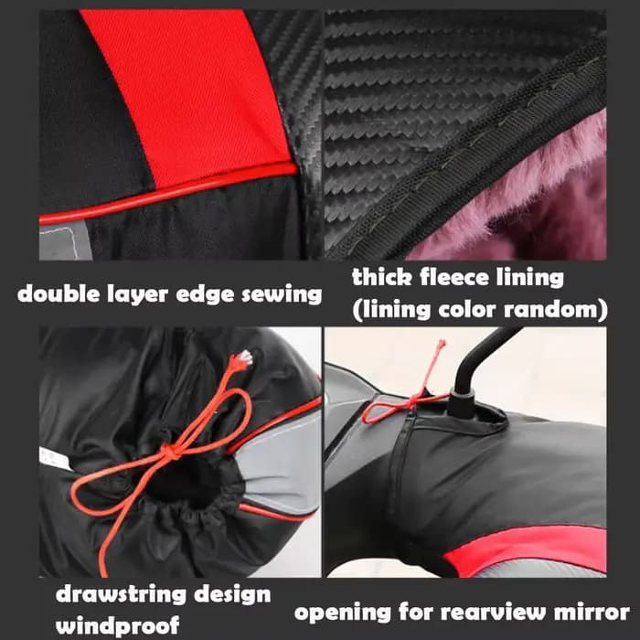Gants de moto imperméables et coupe-vent