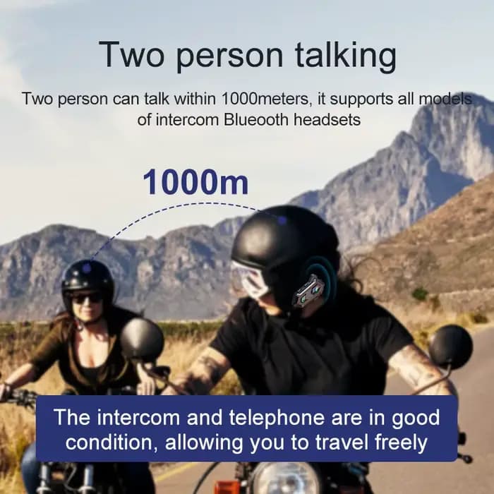 Y20 2X casque de moto interphone
