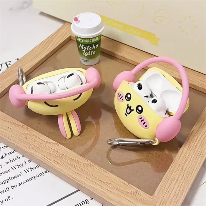 Étui Airpods Pro 3 1 4 3 2 Pro, étui pour écouteurs de dessin animé Usagi à longue oreille avec breloques, étui pour casque Airpod Pro2 3 Funda