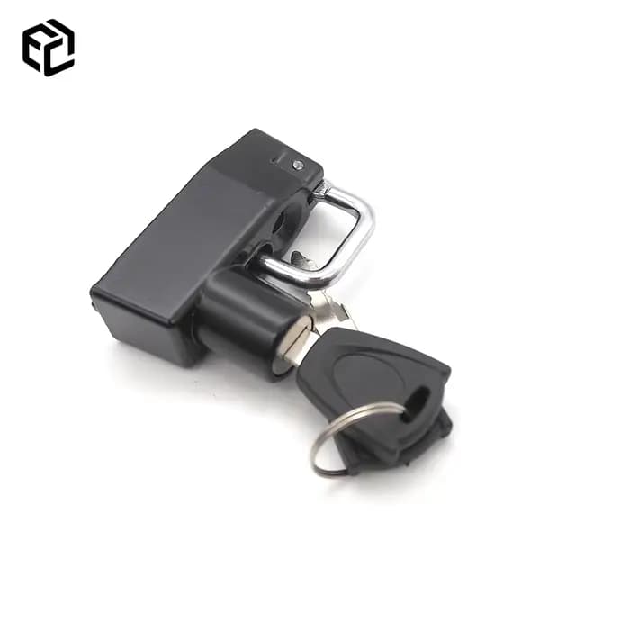Serrure spéciale pour casque de moto