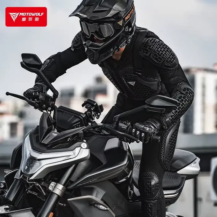 Motowolf – veste d'armure de moto pour hommes