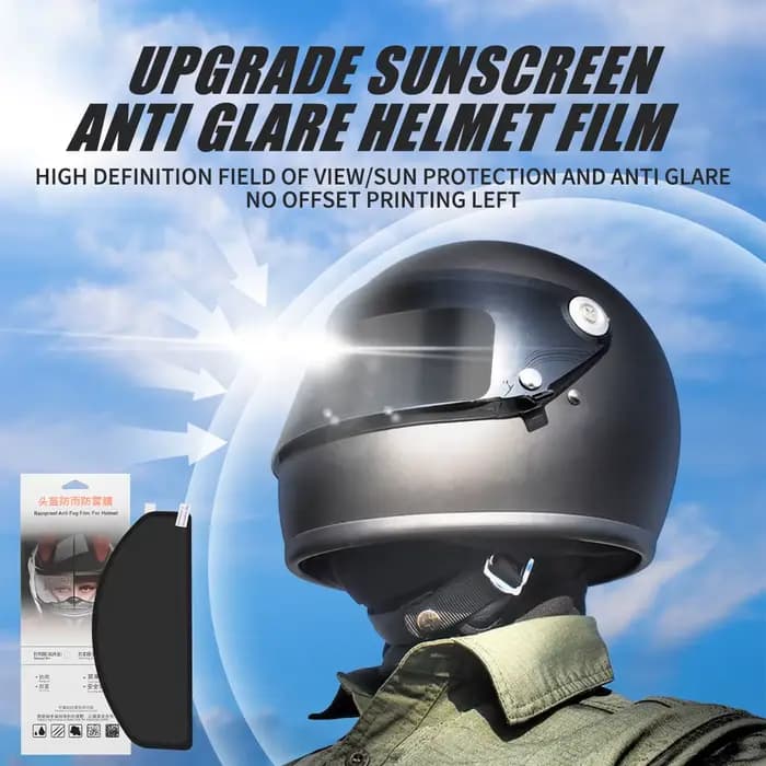 Film antibuée Anti-éblouissement pour casque de moto