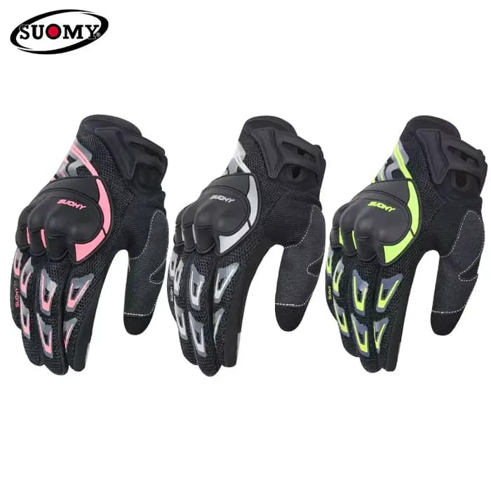 SUOMY SU-11 Gants de moto – Respirants à doigts complets