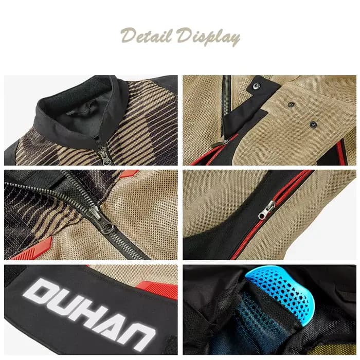 DUHAN veste de Moto femmes respirant maille