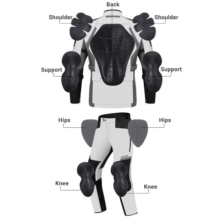 Veste de moto imperméable pour homme