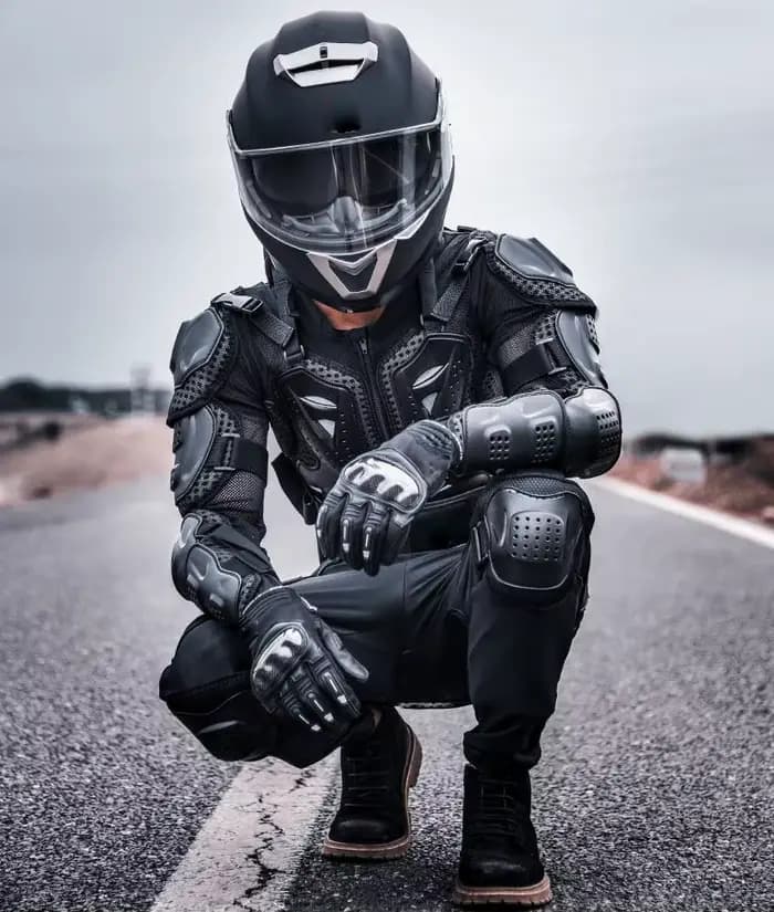 Veste de protection intégrale pour moto