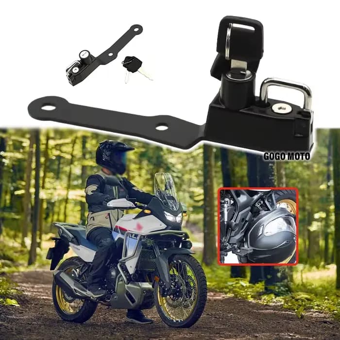 Nouveau pour Honda XL750 Transalp XL 750 2023 2024 2025 accessoires de moto serrure de casque côté antivol sécurité avec 2 clés