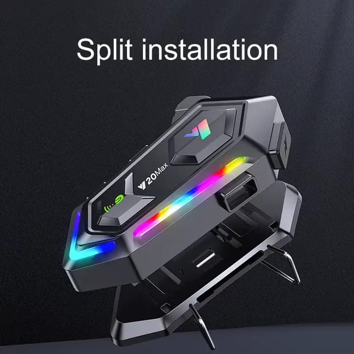 1/2 pièces Y20 Max Intercom sans fil Bluetooth 5.3 pour casque de moto