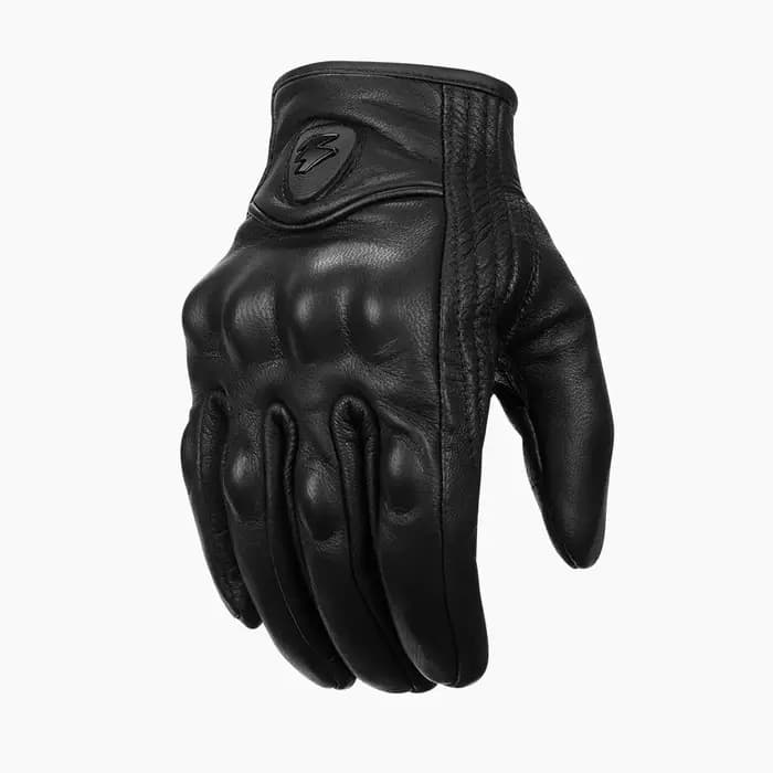 Gants de moto en cuir pour hommes et femmes