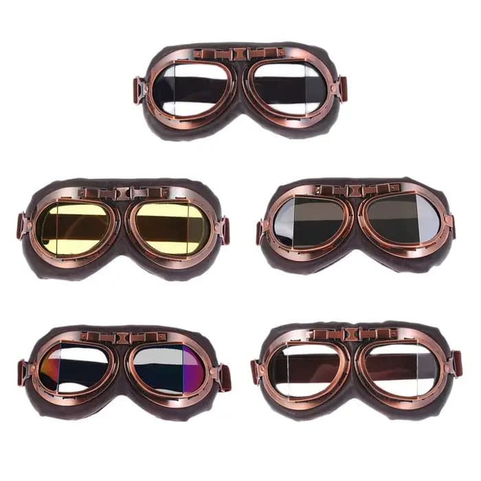 Lunettes de moto rétro vintage
