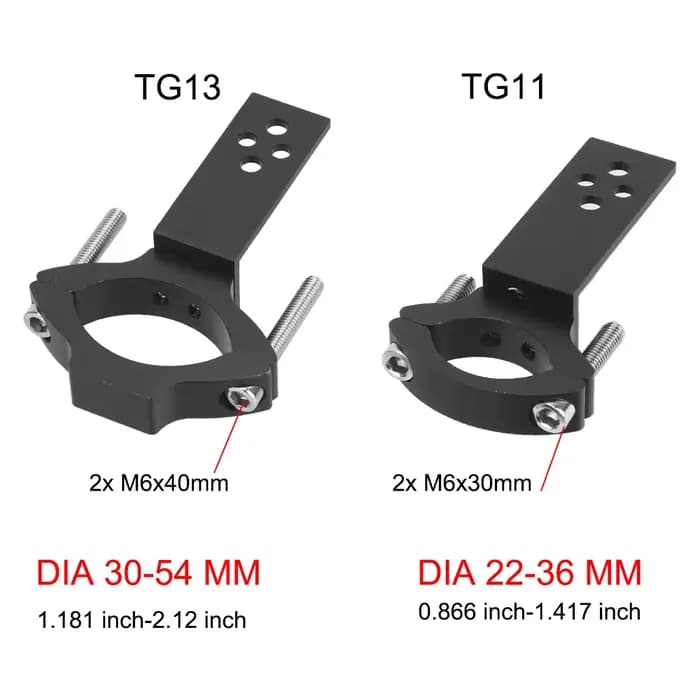 Support universel de budgétaire de pince réglable pour moto
