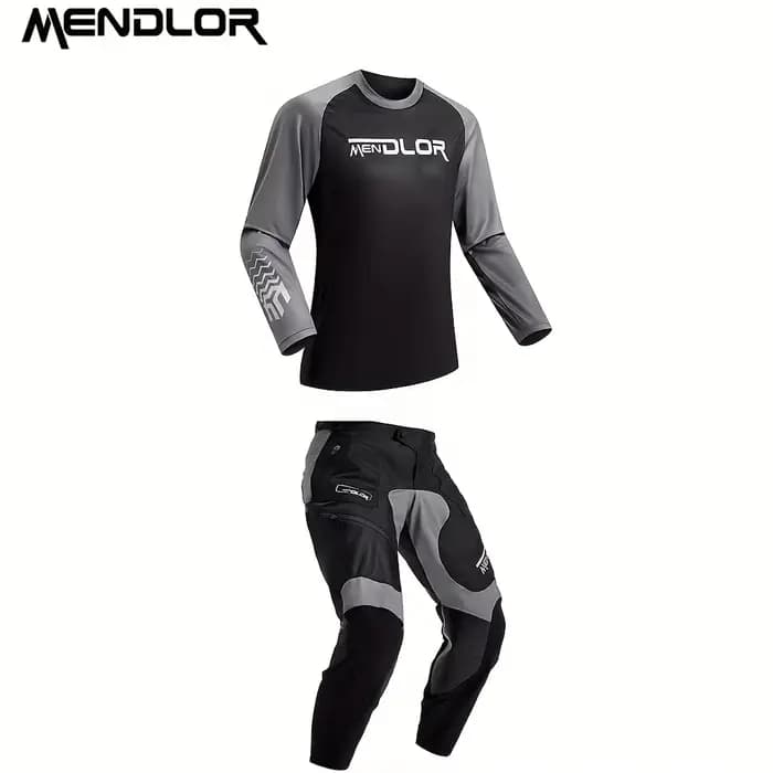 Ensemble de pantalons tricotés MENDLOR Mx 2024 pour moto tout-terrain
