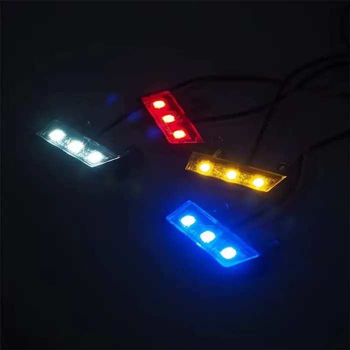 Lumière LED étanche pour plaque de planificateur de moto, modification, 12V