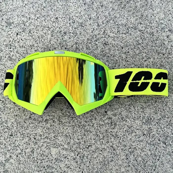 100 lunettes de moto lunettes de cyclisme en plein air tout-terrain Ski Sport MX ATV Dirt Bike lunettes de course lunettes de Motocross lunettes de vélo