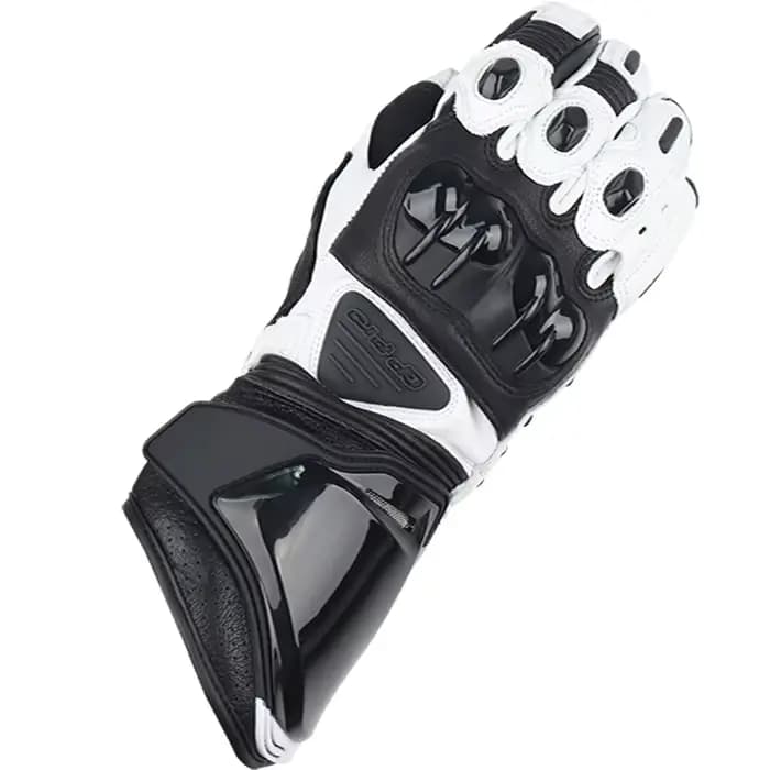 Gants de moto en cuir véritable Two-X Gp Pro pour homme